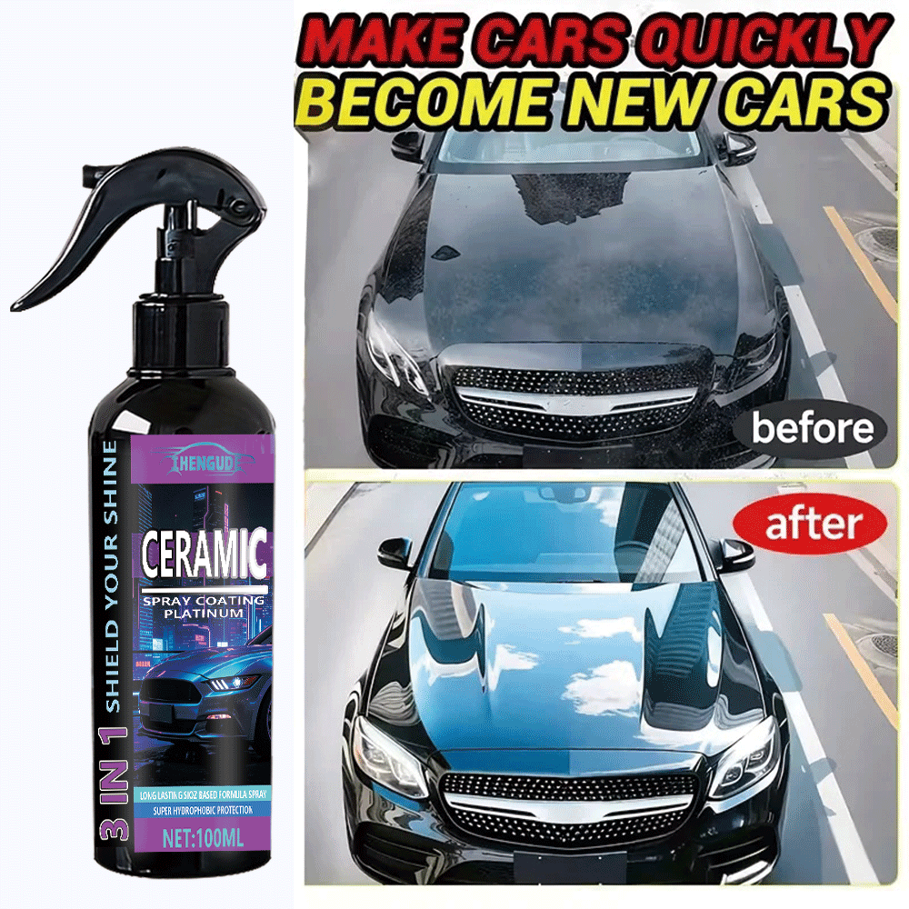 Car Wax Ceramic Coating - Nano Ceramiczny Spray do Powłok Samochodowych