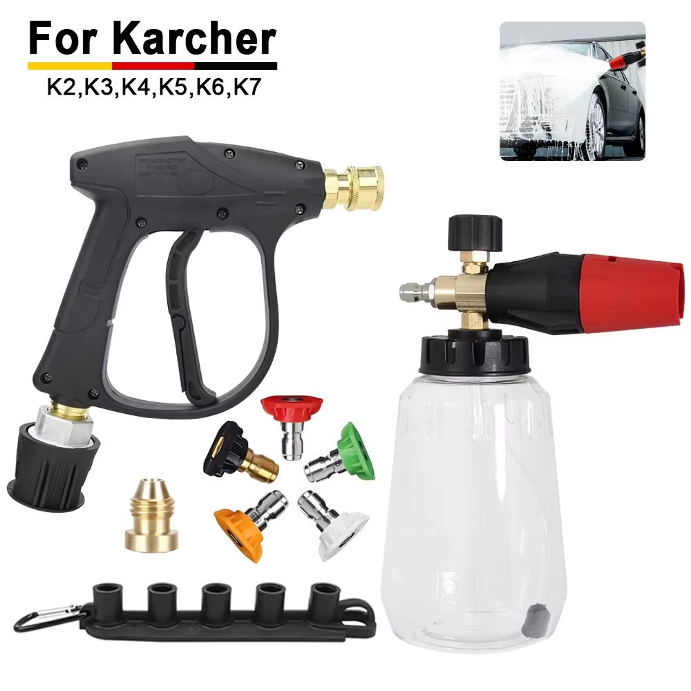Pressure Washer Foam Gun - Zestaw lanca do pianownicy kompatybilny z