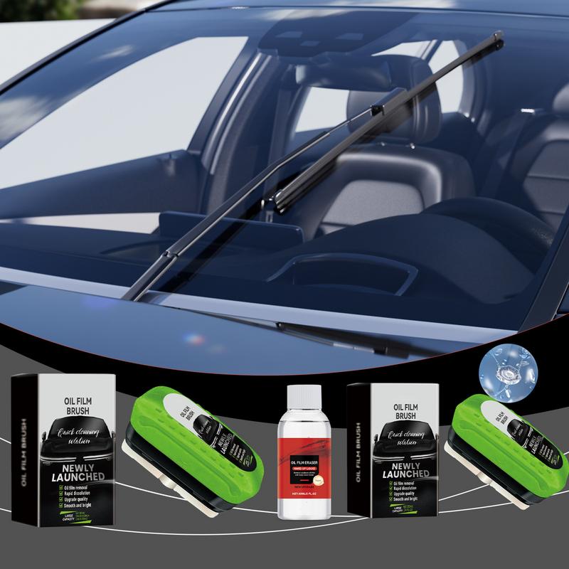 Car Cleaning Brush - Narzędzie do czyszczenia filmu olejowego 120ml