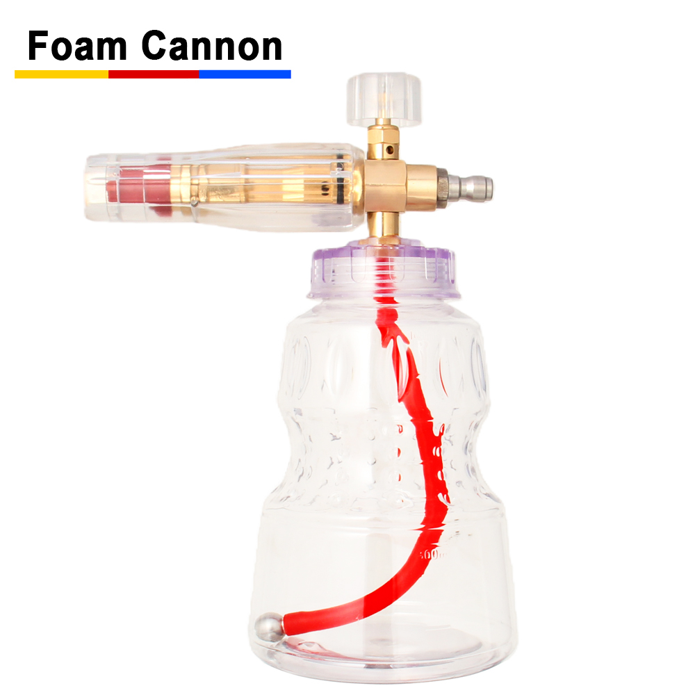 Foam Cannon Car Wash - Profesjonalny aluminiowy rozpylacz piany 1/4 cala