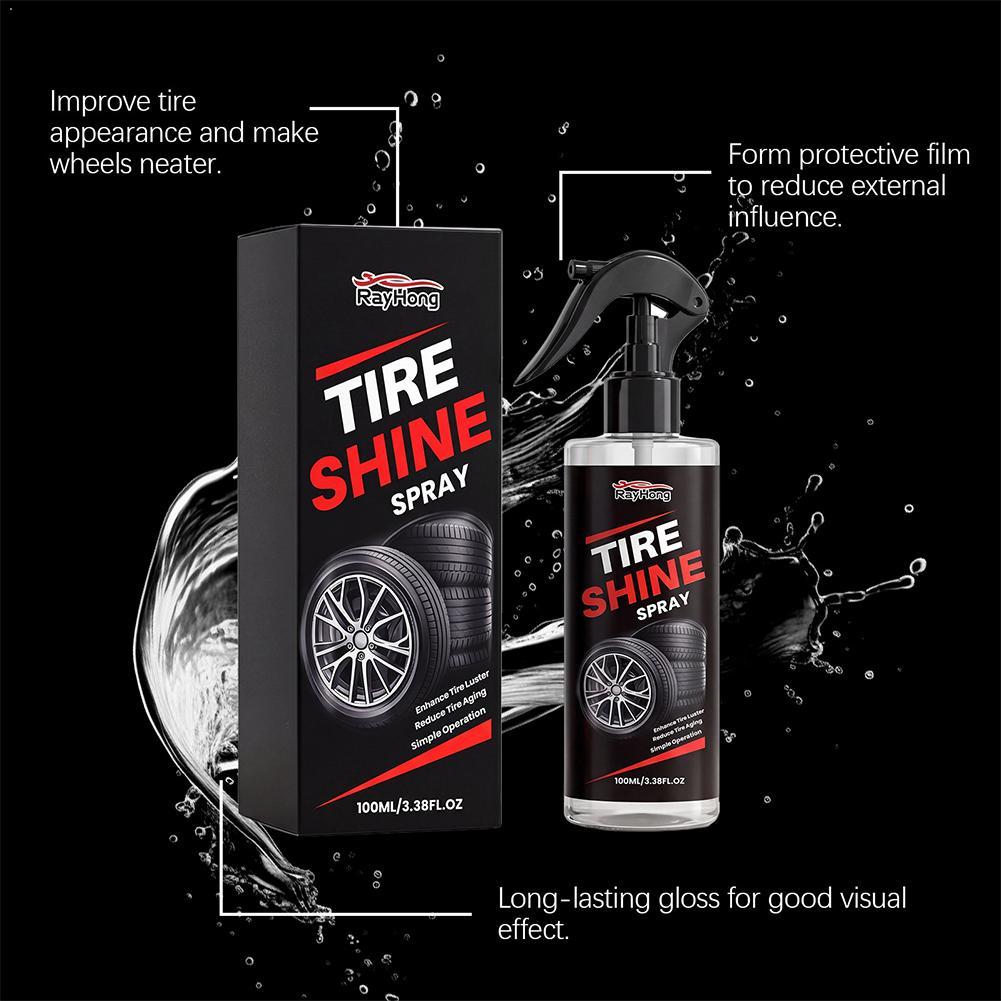 Tire Shine Spray Sealant - Spray do nabłyszczania opon, hydrofobowa powłoka,