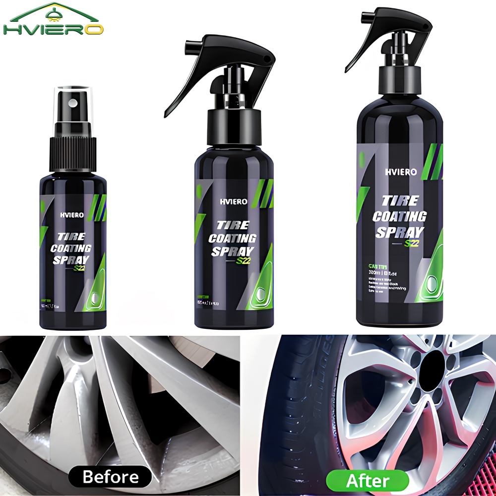 Tire Shine Spray Sealant - Błyszczyk do opon HVIERO S22 Spray