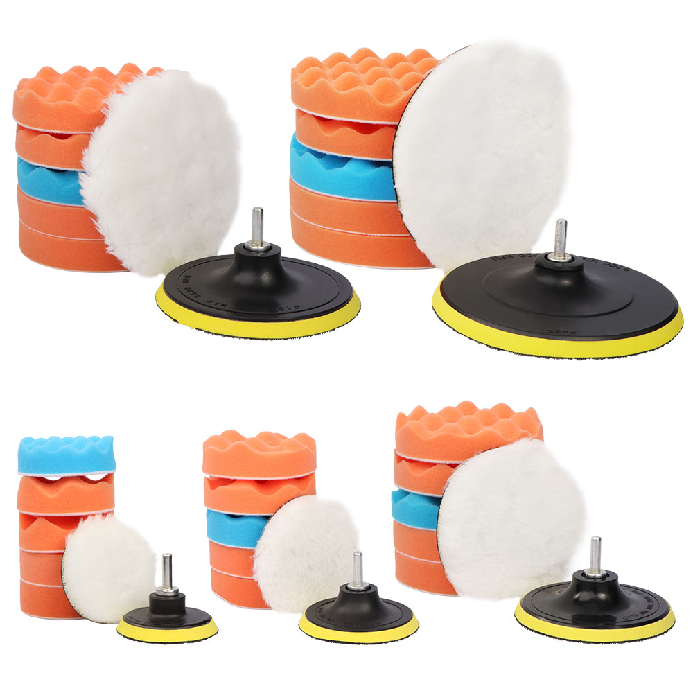 Polish Pad Set Buffer - 8pcs Auto polerowanie samochodów zestaw nakładek