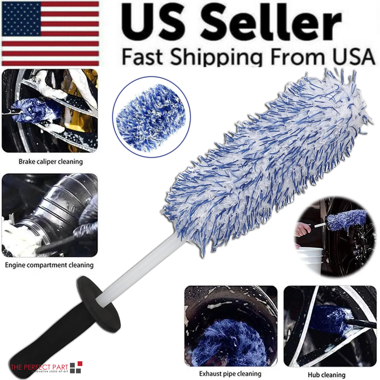Wheel Cleaner Alloy - Szczotka do czyszczenia felg aluminiowych samochodowych,