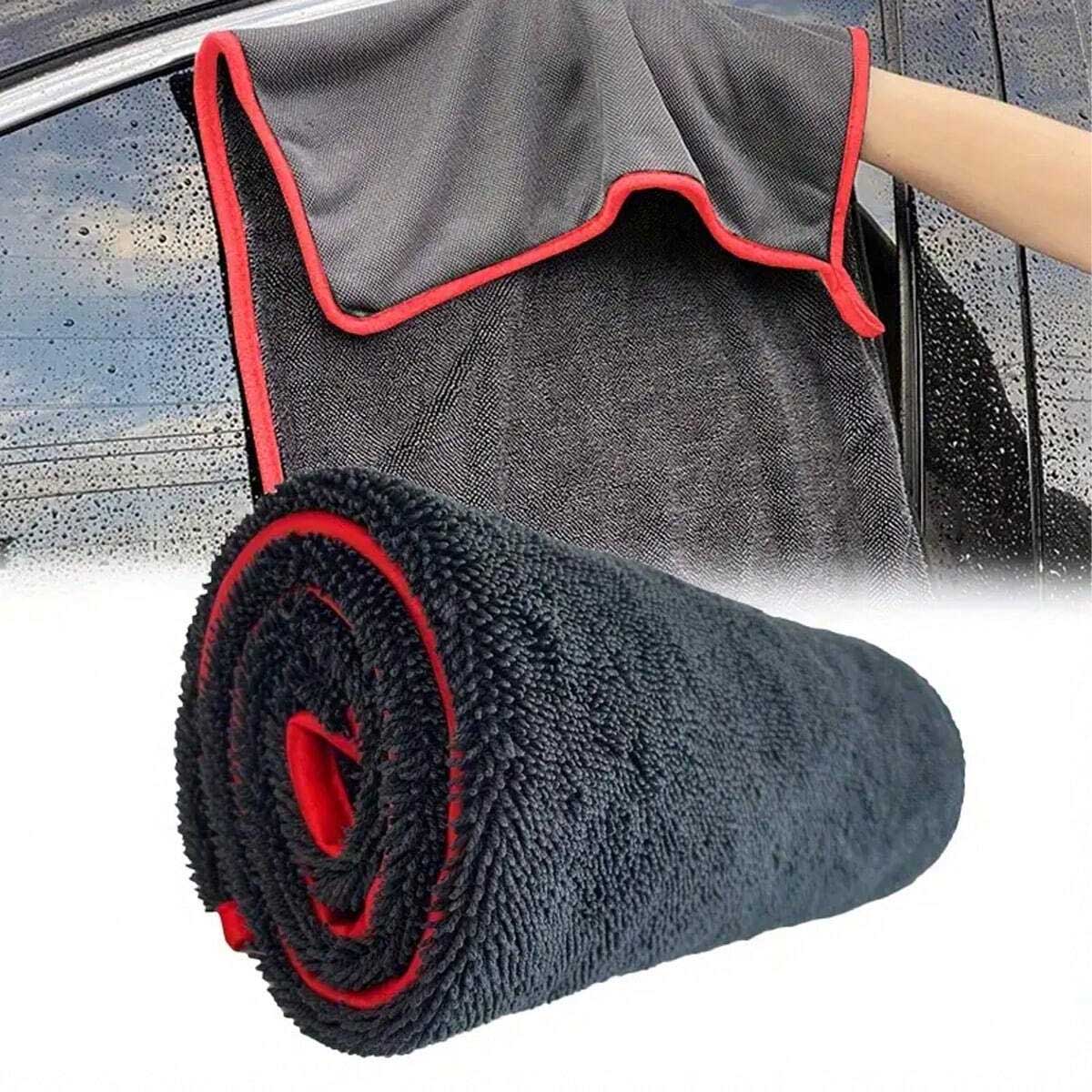 Microfiber Towel Detailing - Superchłonny ręcznik samochodowy z mikrofibry, kompaktowa
