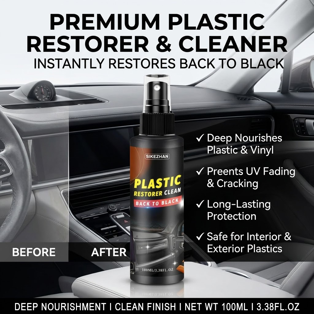 Trim Restorer Plastic - SIKEZHAN Preparat do Odnawiania Plastików: Przywracający