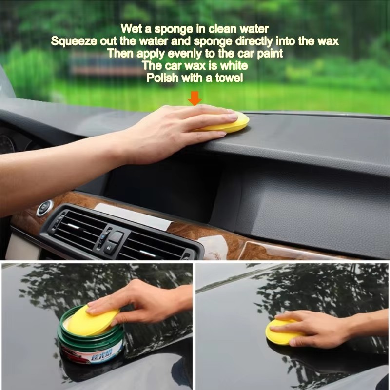 Wax Applicator Pad - Zestaw do detailingu samochodu, szary, 12