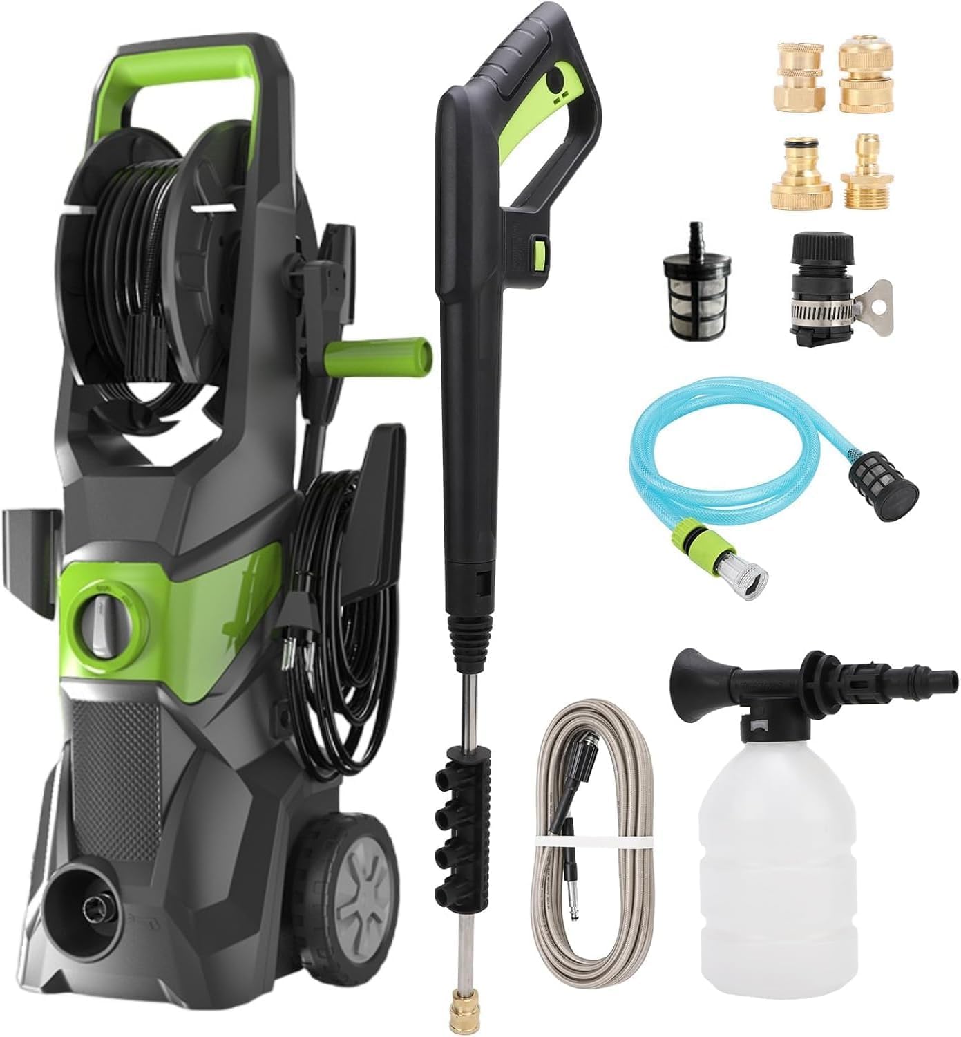 Pressure Washer Foam Gun - Elektryczna myjka ciśnieniowa 4000 PSI, myjka