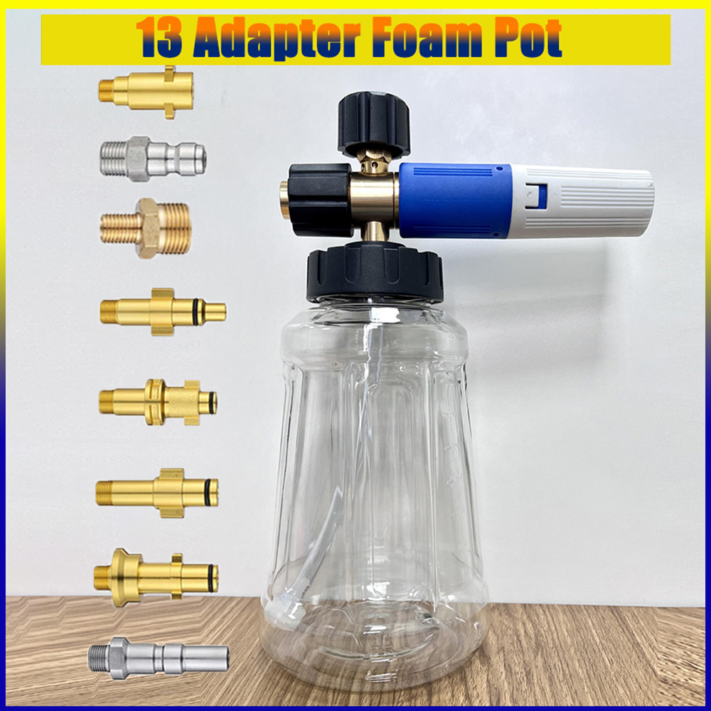 Pressure Washer Foam Gun - Różne Adaptery Przezroczysta Pianka Pianownica do