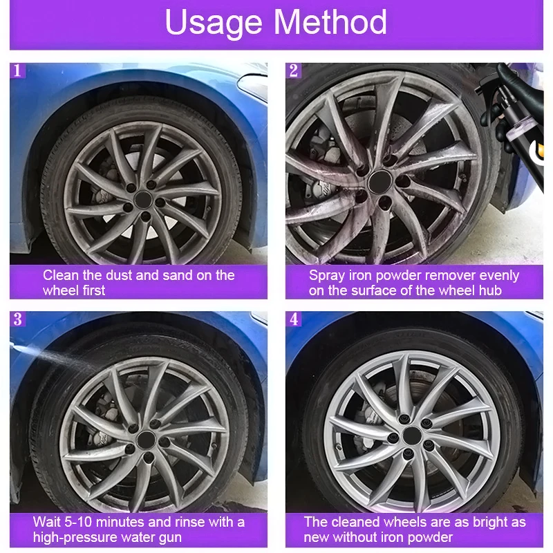 50ml/100ml Środek do usuwania  – Wheel Cleaner Alloy recenzja i cena