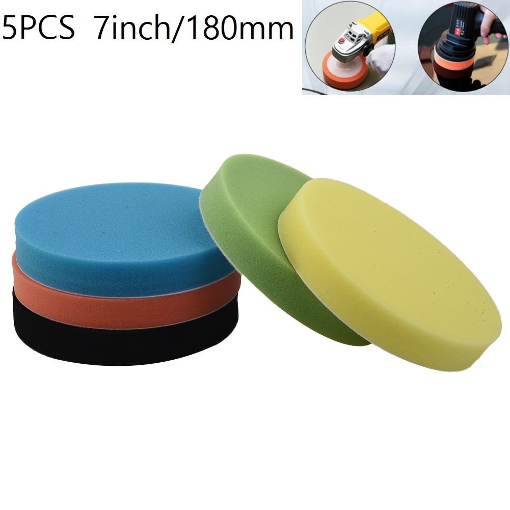 5 szt. Gąbkowe pady polerskie  – Polish Pad Set Buffer recenzja i cena