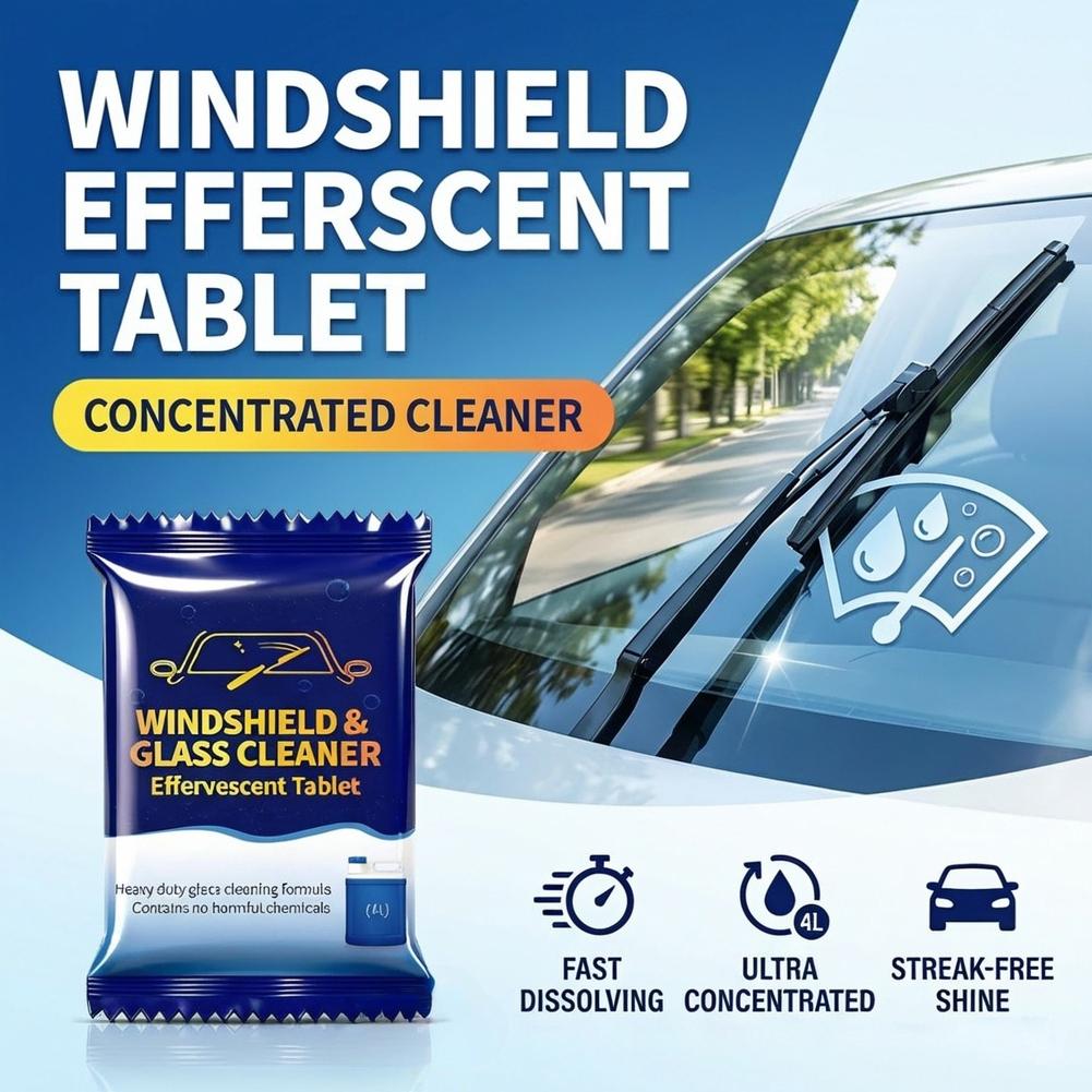 Tabletki musujące do spryskiwa – Glass Cleaner Streak recenzja i cena