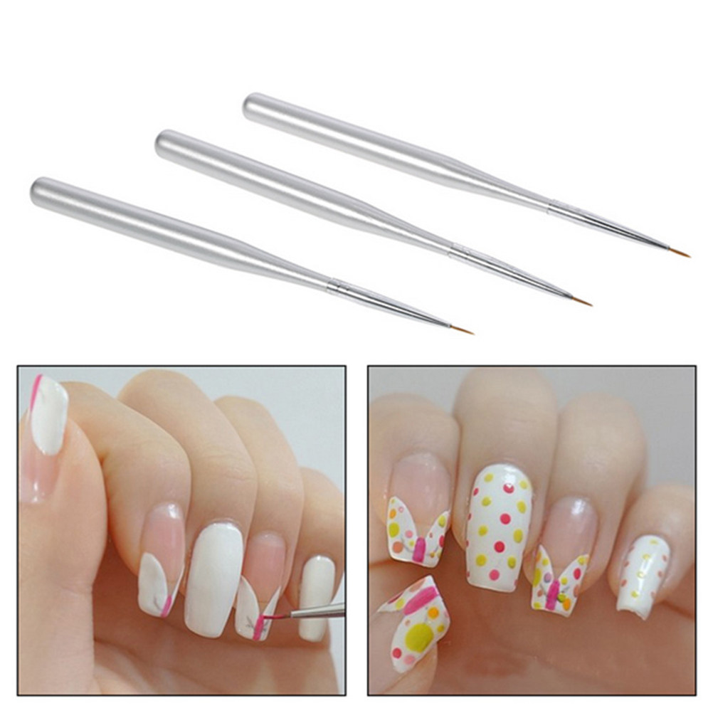 Zestaw 3 pędzli do zdobienia p – Detailing Brush Set recenzja i cena