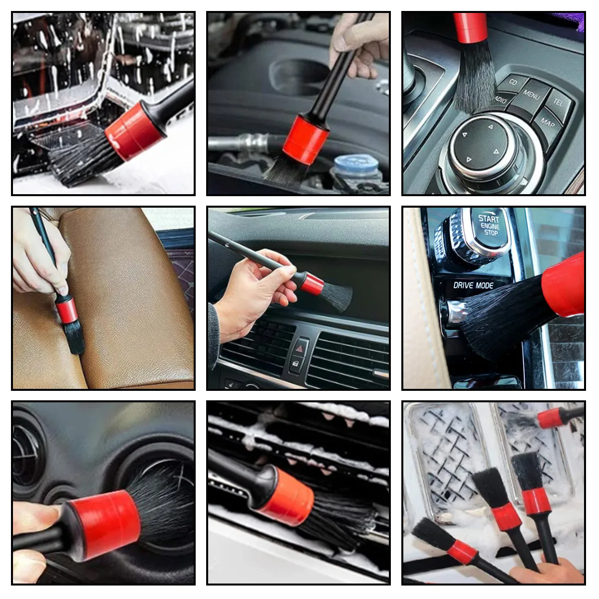 126-częściowy zestaw do czyszc – Dirt Brush Interior recenzja i cena