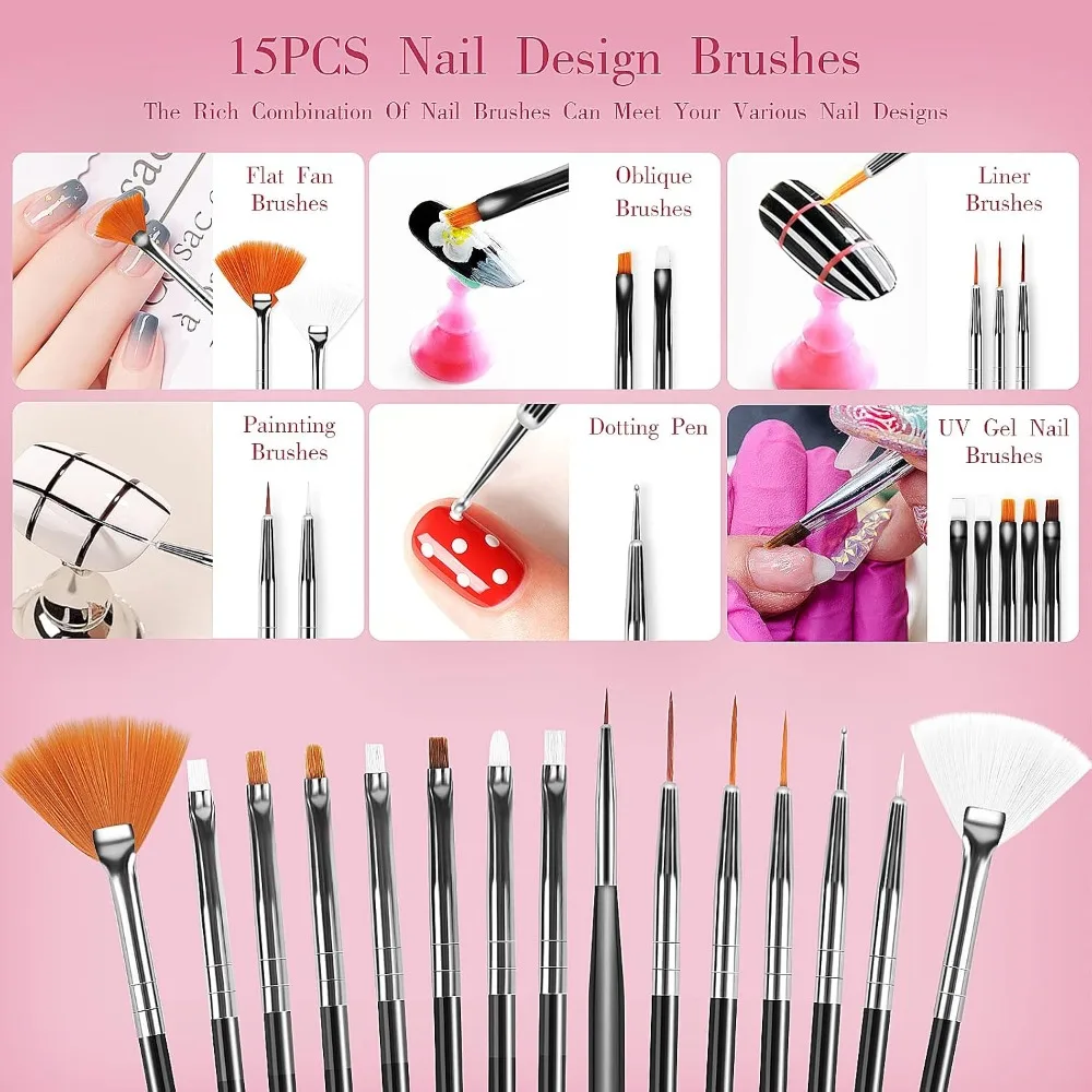 32 szt. Pędzli do zdobienia pa – Detailing Brush Set recenzja i cena