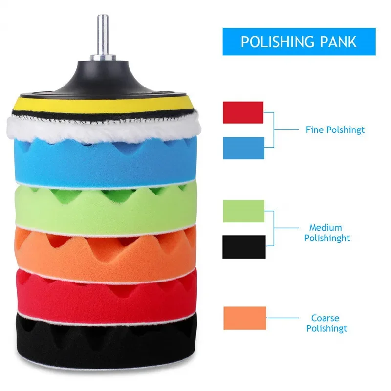Zestaw 8 szt. padów polerskich – Polish Pad Set Buffer recenzja i cena