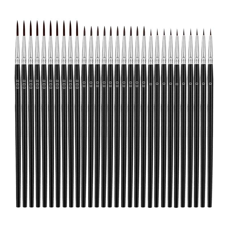 30 szt. Małych pędzli do detal – Detailing Brush Set recenzja i cena