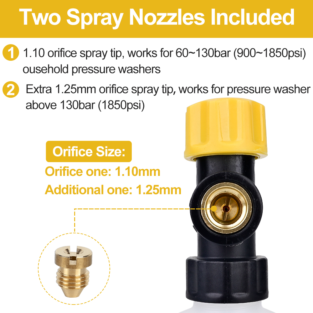 Myjka ciśnieniowa pianka śnież – Pressure Washer Foam Gun recenzja i cena