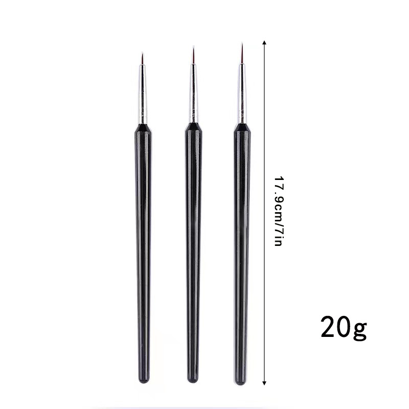 Zestaw 3 szt. ultra-cienkich p – Detailing Brush Set recenzja i cena