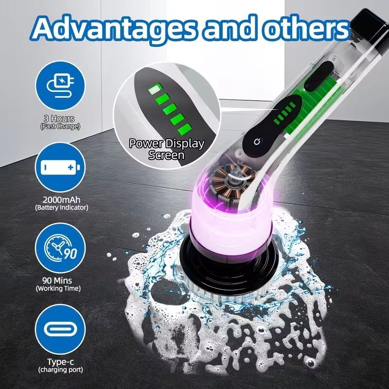 Bezprzewodowa elektryczna szcz – Car Cleaning Brush recenzja i cena