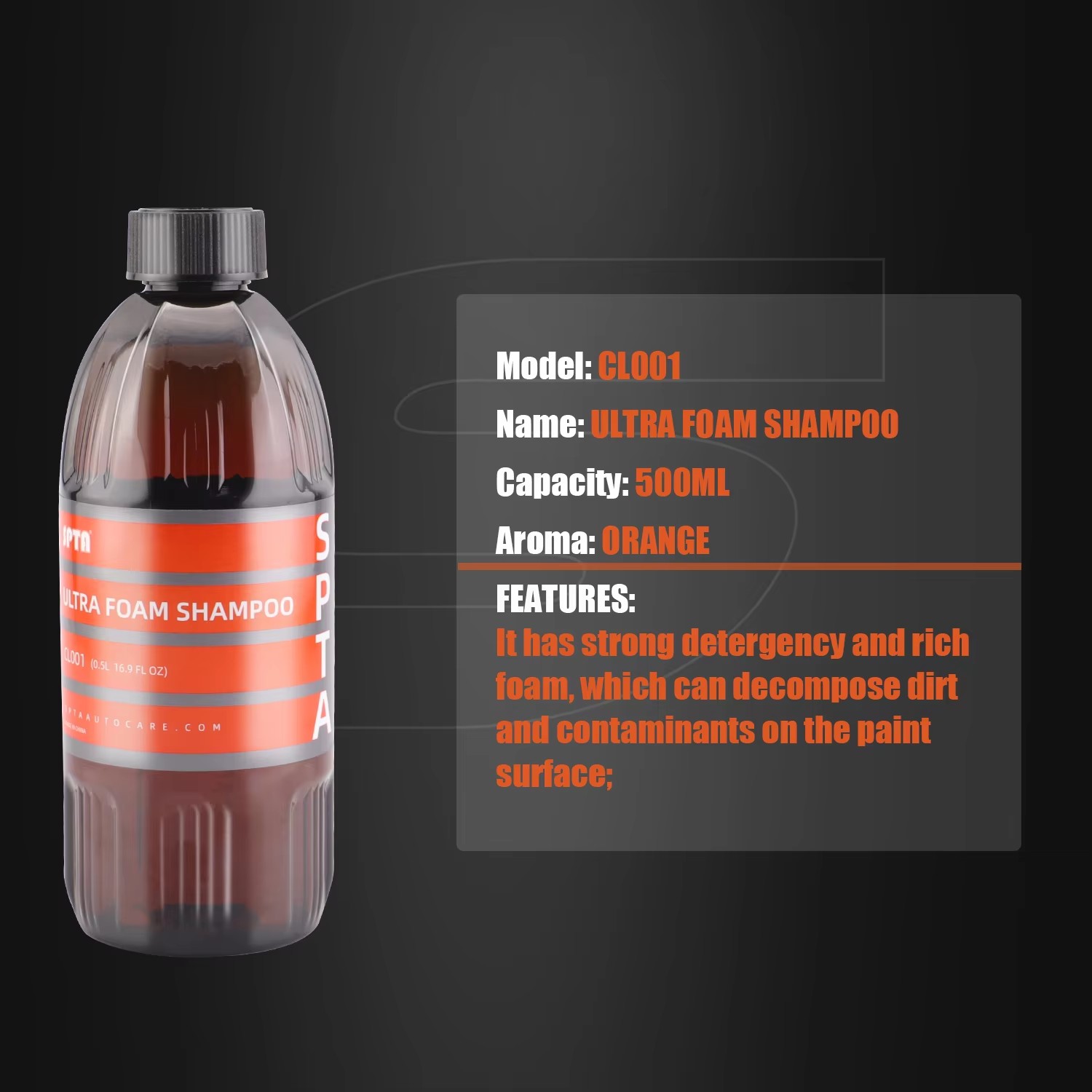 Szampon piankowy SPTA Ultra (1 – Car Shampoo Ph recenzja i cena