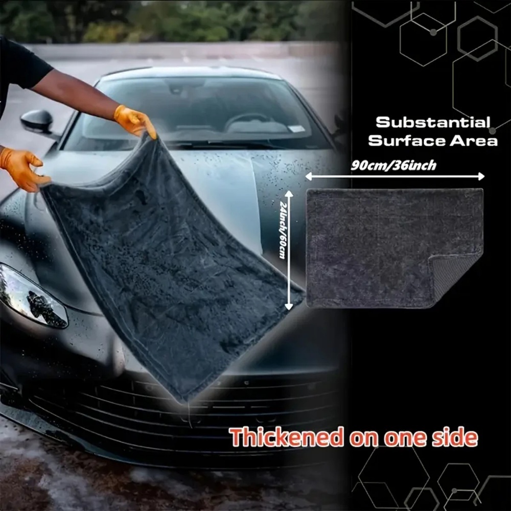 Duża, ciemnoszara ściereczka z – Microfiber Towel Detailing recenzja i cena
