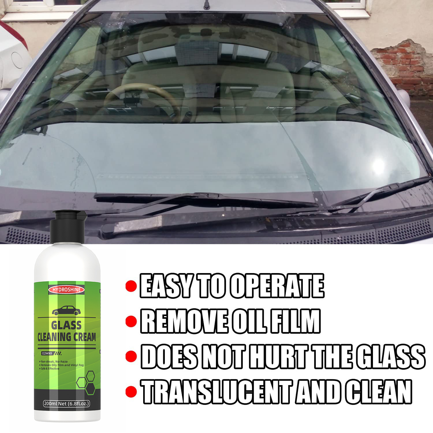Hydroshine Krem do usuwania ol – Glass Cleaner Streak recenzja i cena
